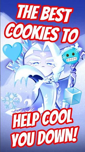 These Are The BEST COOKIES To Help Cool You Off! #Shorts #CookieRun #CookieRunKingdom #CRK #List