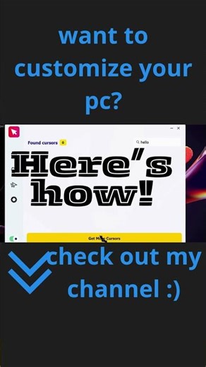 New video → get a custom animated cursor for free