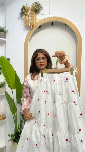 Tuki-Taki Shopping on Instagram: "The vintage embroidery skirt that turns every step into a soft-glam moment 🌸 Old-money details, timeless elegance 💫 #TukiTakiStyle #VintageSkirt #DhakaFashion #FloralElegance #BohoChicBD #TukiTakiShopping #StyleWithTukiTaki #BangladeshBoutique #EmbroideredVibes #SoftGlamLook"