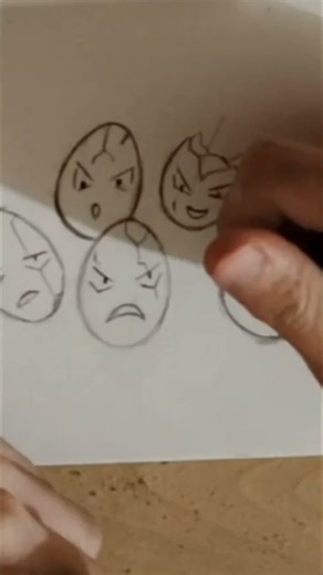 DRAWING EVERY POKEMON: DAY 39 EXEGGCUTE #drawing #art #pokedex #pokemon