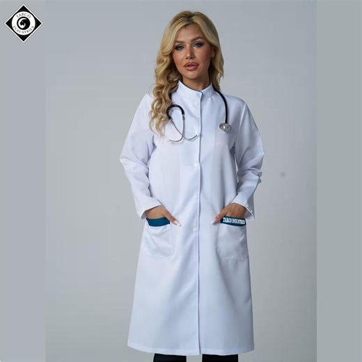 Custom Embroidered Lab Coat – Personalized Doctor & Nurse White Coat – Unisex Medical Clinic Uniform - Etsy UK