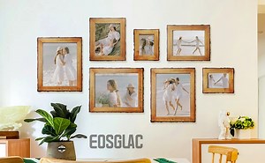 Watch Live Edge Rustic Picture Frame, Unique Frame for Home Decoration on Amazon Live