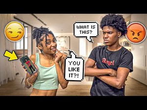 LOCK SCREEN PRANK ON ROMAN📲 (HE GOT MAD*😱)