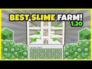 BEST SLIME FARM EVER!! (CHEAP AND VERY FAST!) In Minecraft Bedrock 1.20