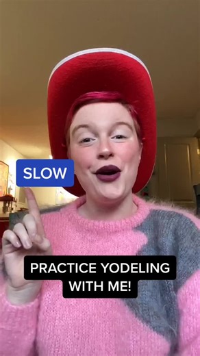 Practice yodeling w me! Switching between the chest and head voice is the foundation of yodeling. #yodel #fyp #howto #yodeler #yodeling