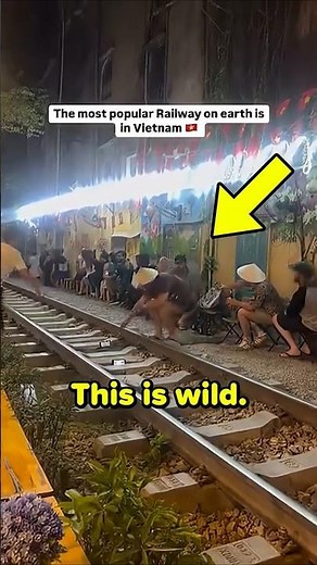Trains Zoom Through This Alley! 😱 (Hanoi Train Street)