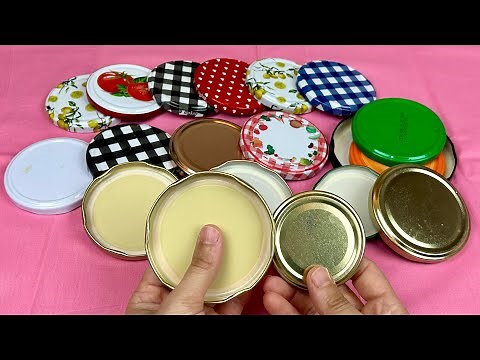 3 Amazing DIY Ideas With Jar Lids!