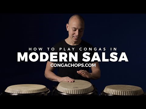 How to Play Congas in Salsa | Modern Salsa | How to Play Conga | Conga Lesson | CongaChops.com