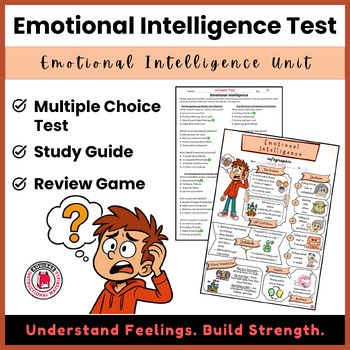 Emotional Intelligence Unit Assessment Package | SEL Middle School
