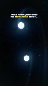 What happens when Two Neutron Stars collide? 💥 #space #universe #stars #neutron | AstroKobi