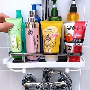 ✅ Instalare fără găurire sau lipire 🎯 🚿 Cârlige pentru buretele de spălat 🛁 🛁 Suport lateral pentru capul de duș 🚿 | Bestcasenice.ro