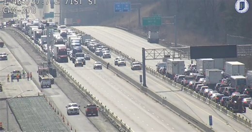 465 reopens after one hour closure on northeast side