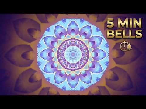 30 Minute Reiki Healing Timer | Bell Every 5 Minutes | Light Blue Purple Gold Mandala