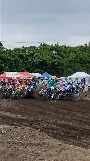 やばすぎるスタート 全日本モトクロス 2024 第5戦 北海道大会 IA2