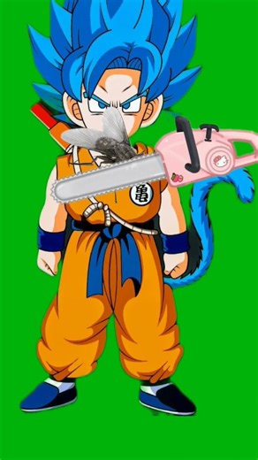 Chibi Super Saiyan Blue Goku – Fan Art