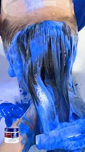 9.6K views · 106 reactions | Karseell Blue Hair Color Depositing Mask, Deep Conditioner Treatment Intensely Hydrating, Refreshes Color & Tone 500mL Get it amazon  https://amzn.to/45X7Se2 All products karseell : https://linktr.ee/Karseell_hair #red #redhair #redhaircolor #haircolor | womloom.deco | Facebook