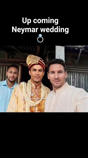Ronaldo's Funny Wedding 😂💍 | Messi, Neymar & Haaland's Crazy Wedding Party! | AI Comedy