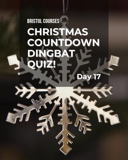 Bristol Courses on Instagram: "Solution Below Welcome to our Christmas Dingbat Challenge! Each day until Christmas, we’ll post a festive brain teaser for you to solve. Can you guess today’s hidden phrase?” Answers are below if you need them “A dingbat puzzle is a fun visual brain teaser where words, letters, or symbols are arranged in a quirky way to represent a well-known phrase or saying. Your challenge? Crack the code and guess the hidden phrase!” Answers are at the bottom of these comments.