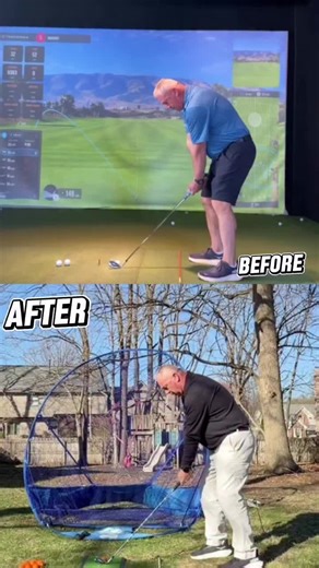Here is a great example of working a swing that fit within what your body can do. This golfer has many injuries but loves golfing so we figured out how his body can move best for him. All online on the Skillest app. Don’t just try and fit your swing into someone’s method. Look at the elements you need in your swing that your body can do. Now he’s hitting the ball more solid, farther and straighter than ever.