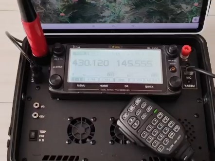 icom id~5100 应急通讯箱，电台箱