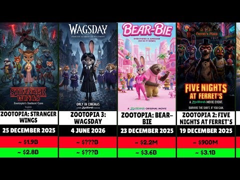 🦊Zootopia 2 Parody: New Movie Concepts 2025-2027 Latest Version!