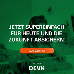 Ein richtig krasses Let’s Play gibt’s bei uns! Informier dich jetzt über unsere Angebote unter: | DEVK