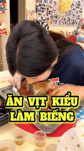 Học Ăn Vịt Quay Bánh Tráng Trên Mạng 😏