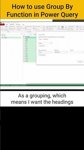 Power Query: Group By Function