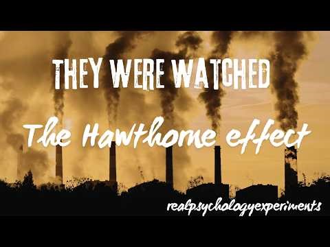 The Hawthorne Effect - Why People Change When They’re Being Watched | Real Psychology Experiments