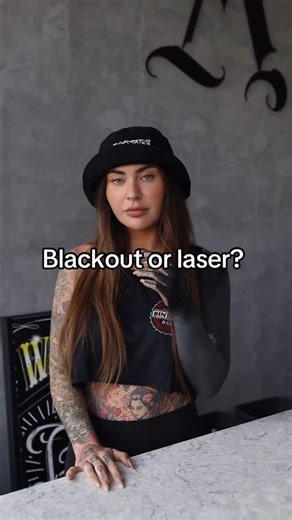 Ivy Jean | Realism Tattoo Artist on Instagram: "Why I chose blackout over laser removal for my arm 😉 #tattooed #blackouttattoo #realismtattoo #tattooartist"