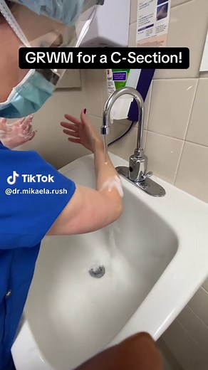 Preparing for a C-Section: A Satisfying Scrub Routine