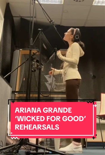 Ariana Grande Rehearses 'Wicked for Good' Songs