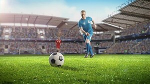 Football World Championship Soccer Player Runs Stock Footage Video (100% Royalty-free) 1097909489 | Shutterstock