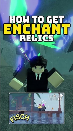 How to get ENCHANT RELICS fast in roblox FISCH! (UPDATED) #roblox #fisch #gaming