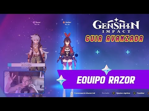 ✔ MEJOR equipo para RAZOR ⚡(Y OPCIONES) Genshin Impact