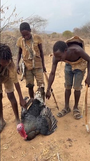 When Tribals Saw an Ostrich Running for the First Time #shortsvideo