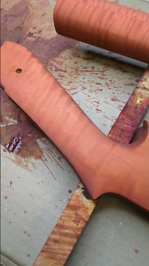 15 second inprocess review on a Restomod Slim curly maple set for a Daisy #111 Model 40 Red Ryder!