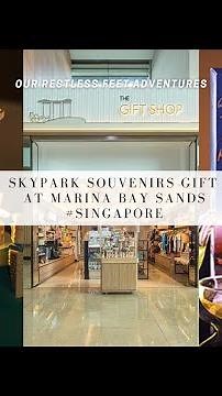 🇸🇬 Skypark Souvenirs gift shop at Marina Bay Sands #Singapore