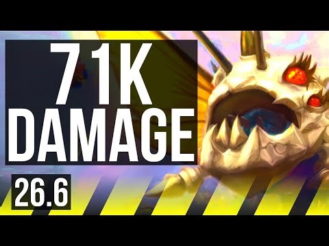 KOG'MAW & Nautilus vs EZREAL & Karma (ADC) | 71K damage | EUW Challenger | 26.6