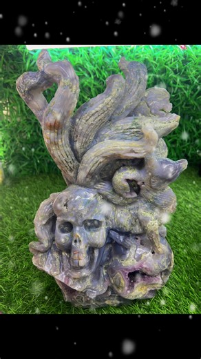 #crystalhealing🔮 #crystal #skull #Nine-tailed fox 🦊