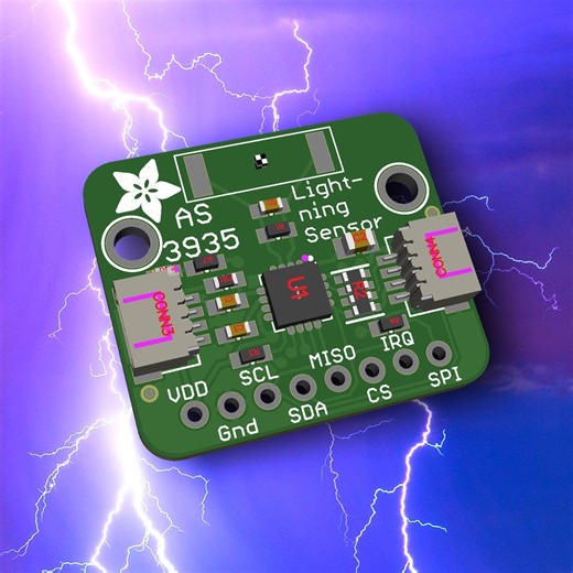 Ka-BOOM! AS3935 lightning sensor can detect storms before they hit