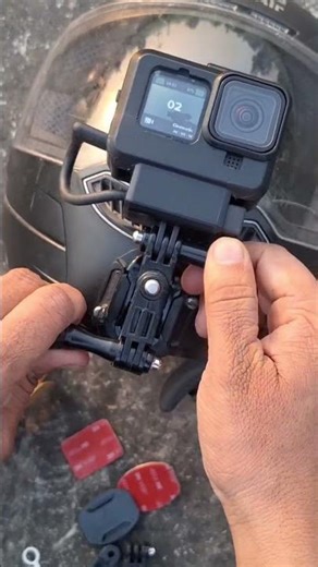 Motovlog setup || GoPro Motovlog setup #gopro #motovlogingsetup #smartphone #camera