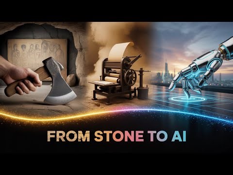 From Stone Tools to AI | The Story of Evolution of Human Innovation