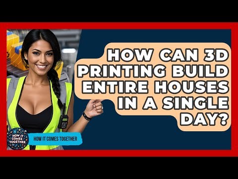 How Can 3D Printing Build Entire Houses In A Single Day? - How It Comes Together