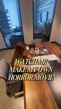 Watch me make my own horror movie with no experience PART 1 #movies #filmmaking #horror