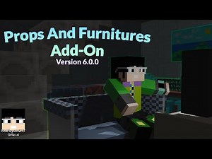 Props And Furnitures Addon Version 6.0.0 Showcase | Minecraft Bedrock
