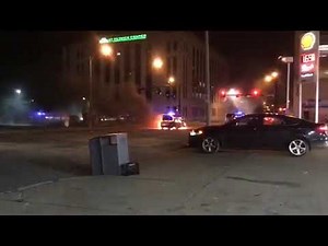 Warning graphic: Bystander footage of downtown St. Louis Monday night