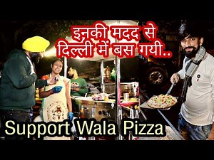 Support wala Pizza🍕 With Mrs Idli Dosa || Delhi Street Food || Shalimar Bagh