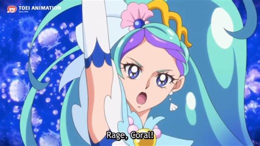 PRECURE Official on Instagram: "Can’t stop being amazed over Cure Mermaid’s fighting technique 💗🪸🌊 (via Go! Princess Precure) Share if you feel the same way."