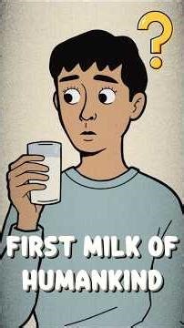 the first source of milk for humans #shorts #science